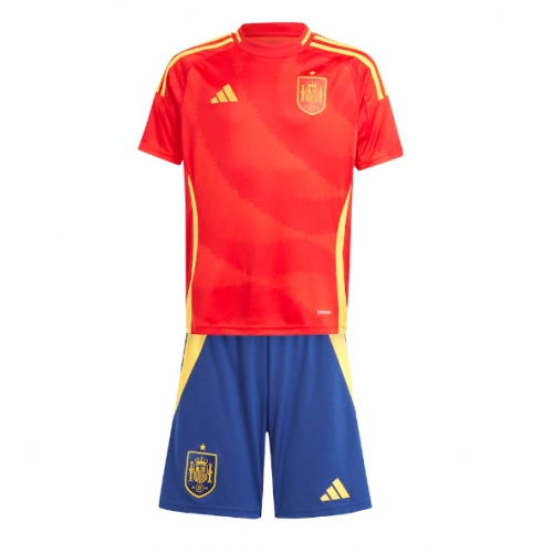 Spagna Maglia Gara Casa Repliche Europei 2024 Bambino Spagna Maglia Gara Casa Repliche Europei 2024 Bambino
